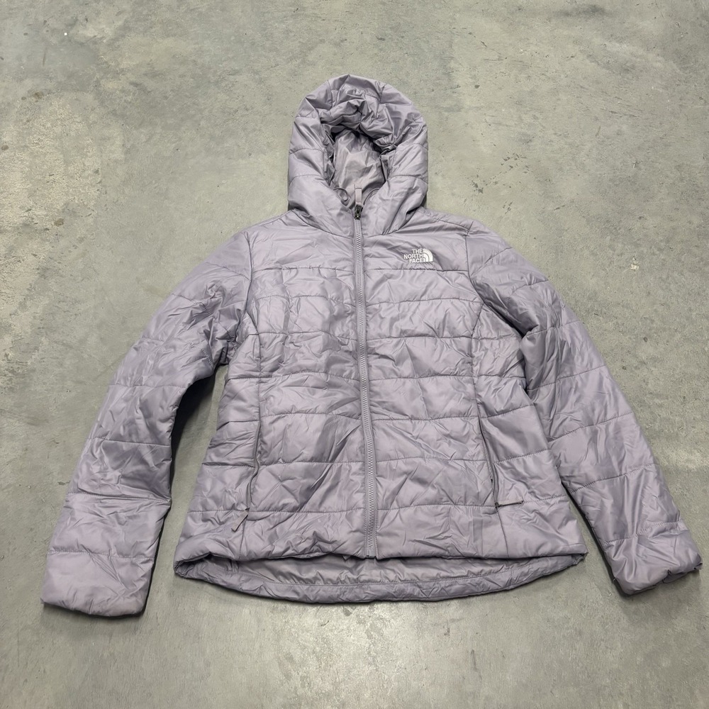 The North Face Women's Jacket Flare Hoodie Minimal Gray Size Large NF0A7UW7
